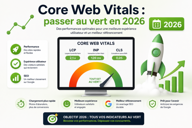 Core Web Vitals : passer au vert en 2026